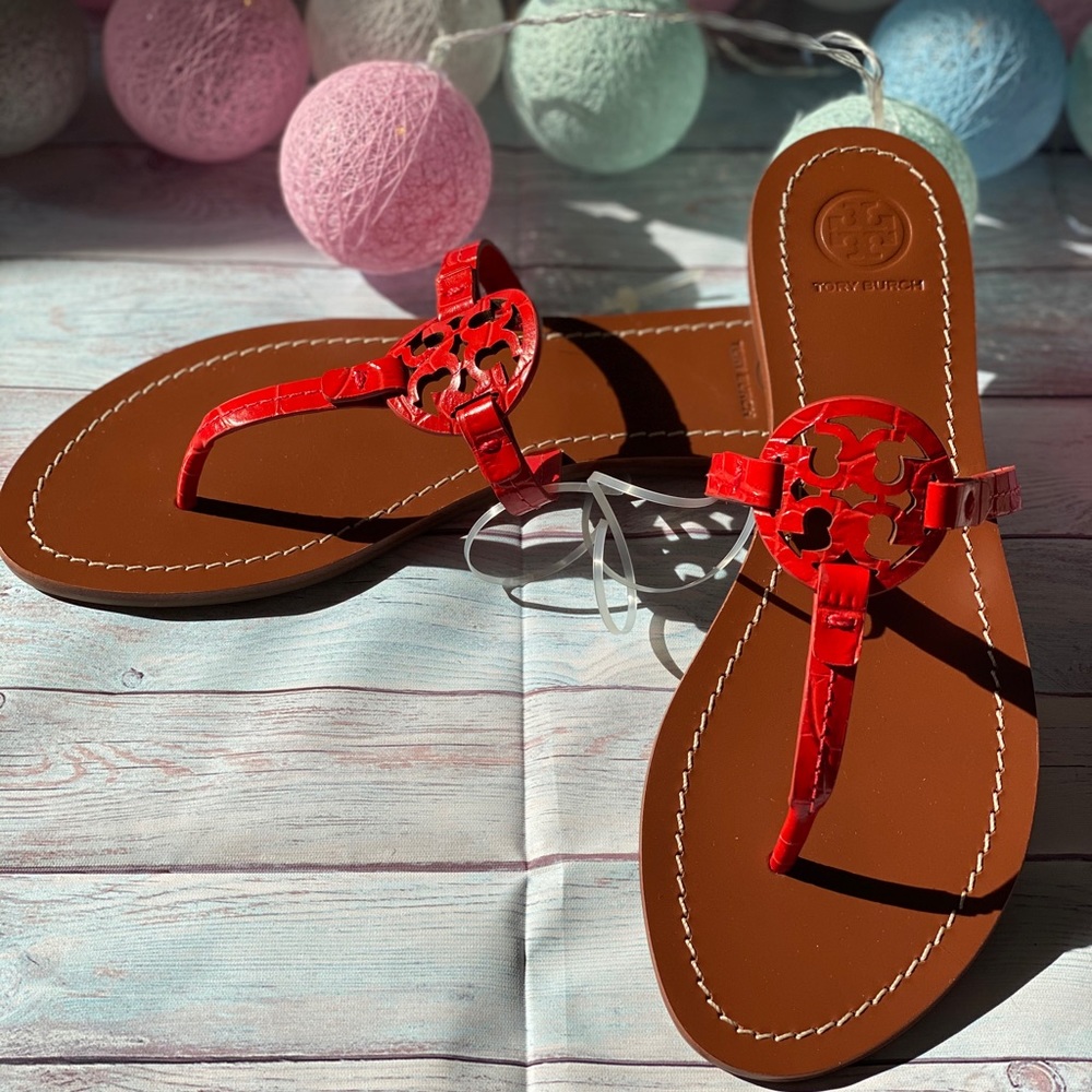 Tory Burch Gabriel Flat Thong Sandals